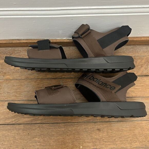 New Balance 250 Adjustable Adrift Sandals Mens SUA250B1 Brown Size 12 - Picture 5 of 9